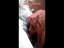 Заснял минет турчанки в тюрбане в плохом качестве